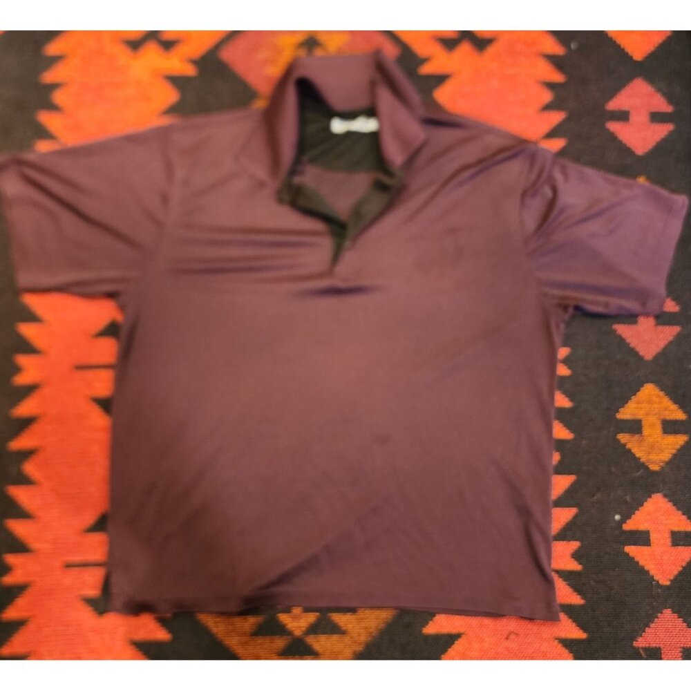 PGA Men's Purple Polo/Golf Shirt Men's Size L